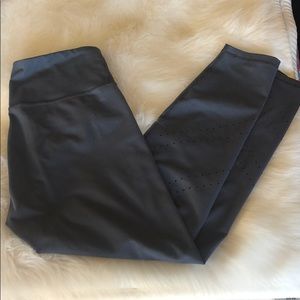 Grey Laser Cut Leggings